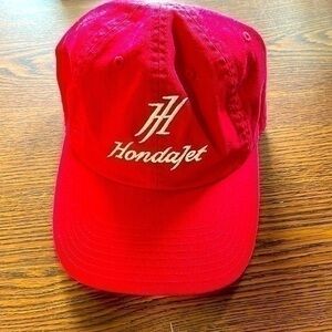 Honda jet red baseball hat